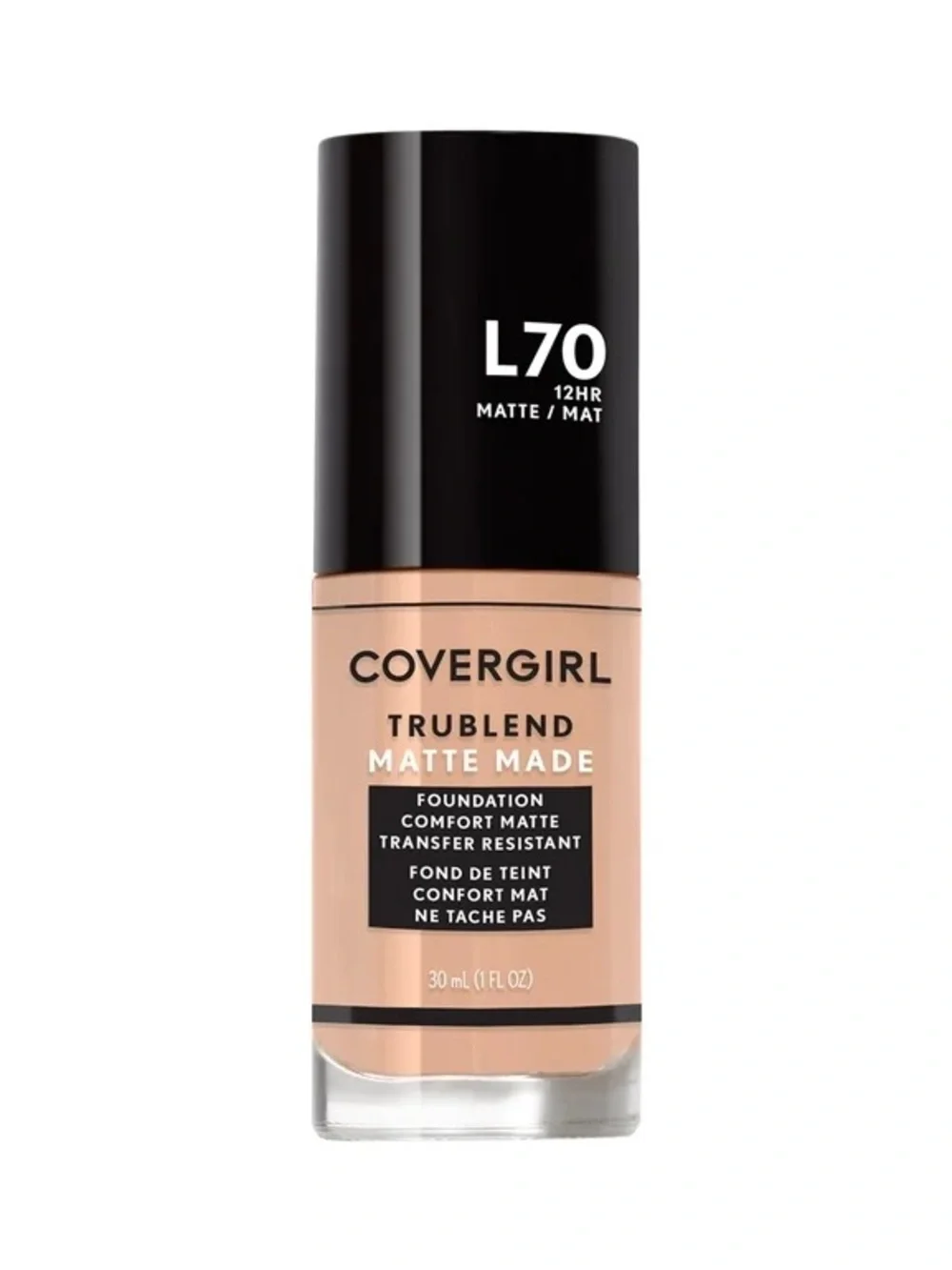 CoverGirl TruBlend Matte Made L70 Natural Ivory Foundation 1 oz